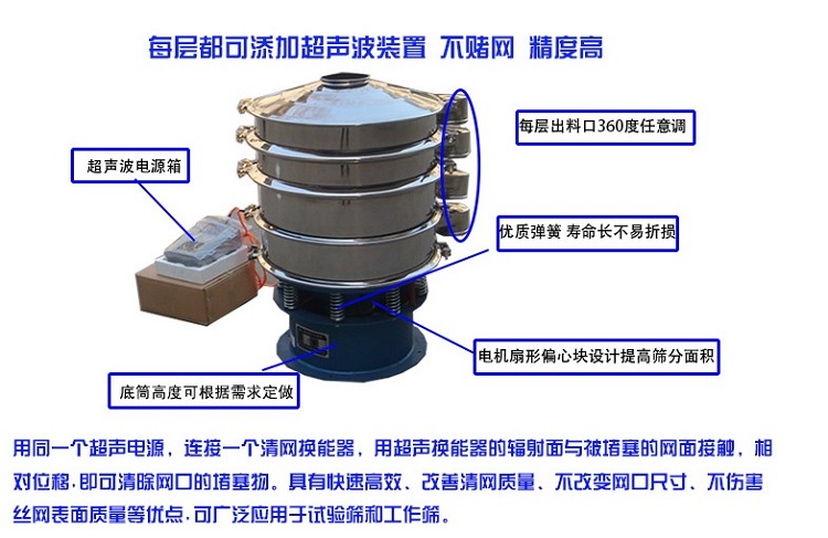 超聲波篩粉機(jī)與普通篩粉機(jī)有哪些不同？